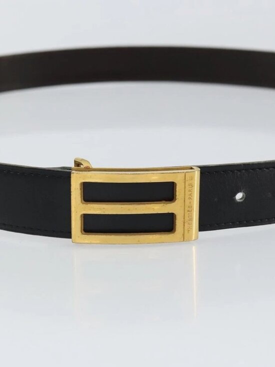 HERMES Belt Leather 44.5\